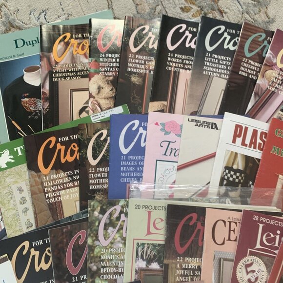 Giant Lot Of Cross-Stitch Magazines Keepsake Calendar Crochet Vintage 1989-94 - Picture 4 of 16